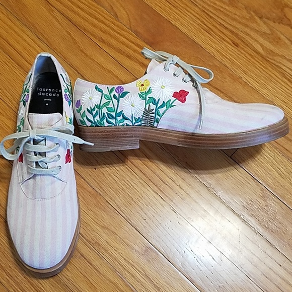 Laurence Dacade Floral Embroidered Shoes - Picture 2 of 10